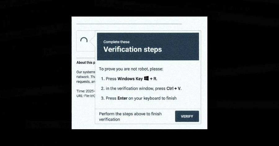 A new malware loader is using fake “fix” prompts to trick users into running PowerShell commands.