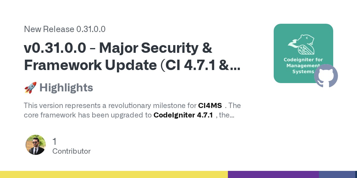 CVE-2026-34560 — CI4MS is a CodeIgniter 4-based CMS skeleton that delivers a production-ready,…