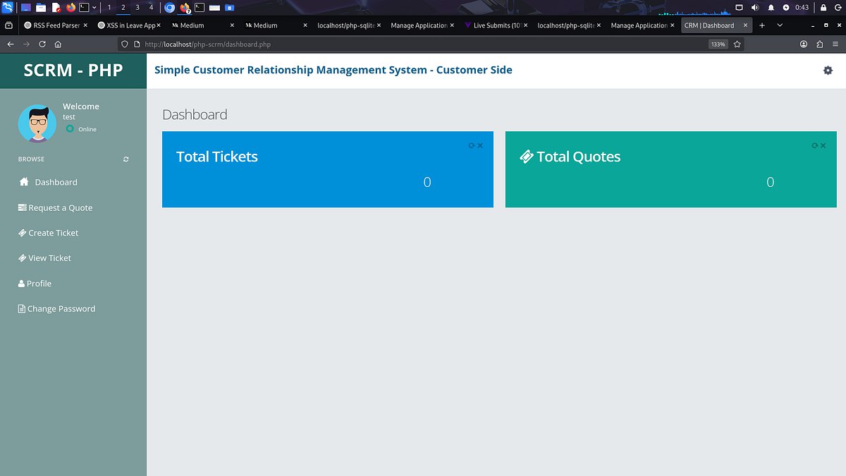 CVE-2026-5325 — A vulnerability was determined in SourceCodester Simple Customer Relationship…