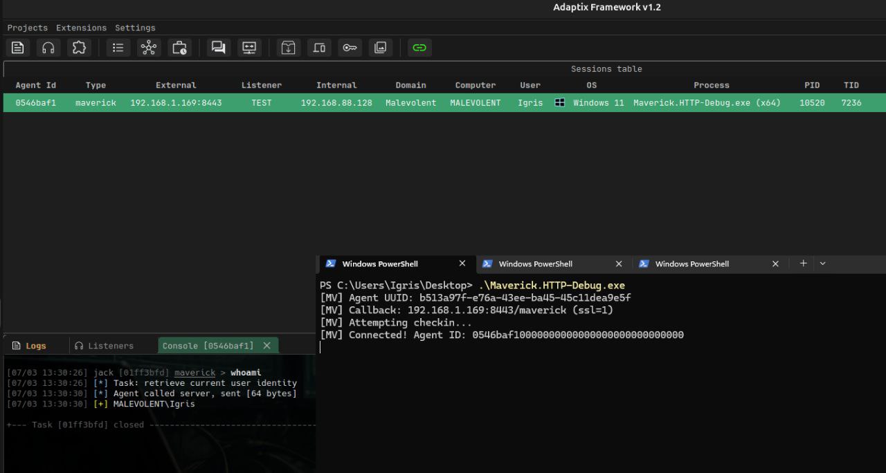 Новый агент Maverick (хотя я бы сказал шаблон)