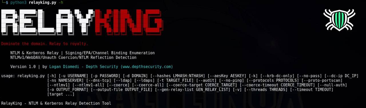 RelayKing — Комплексный инструмент для обнаружения и перечисления возможностей relay-атак,…
