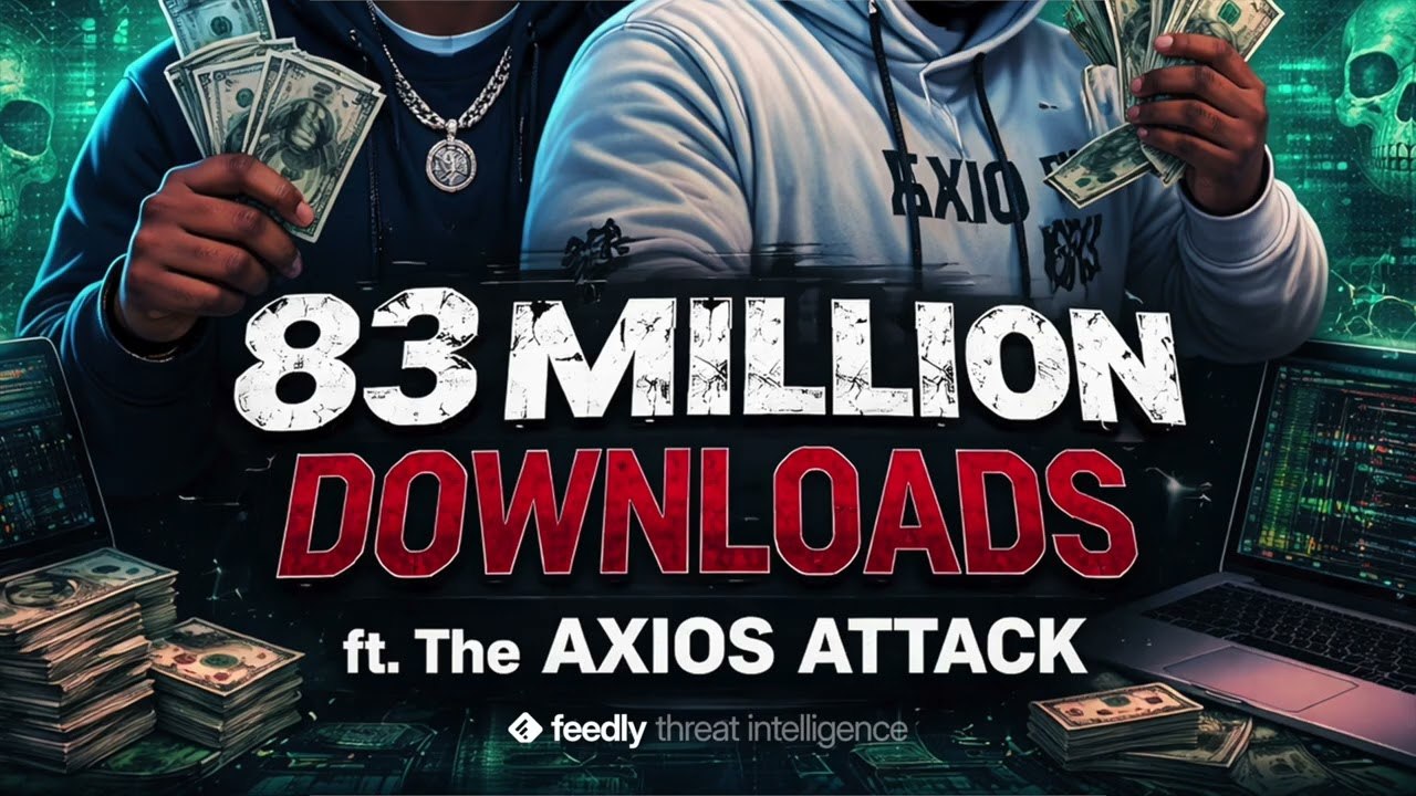 83 Million Downloads ft. The Axios Attack - Feedly Threat Intelligence
