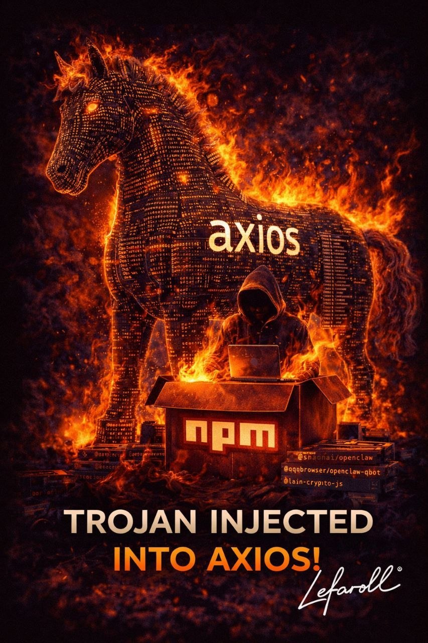 עוד מכה בשרשרת האספקה, הפעם על Axios 🎯