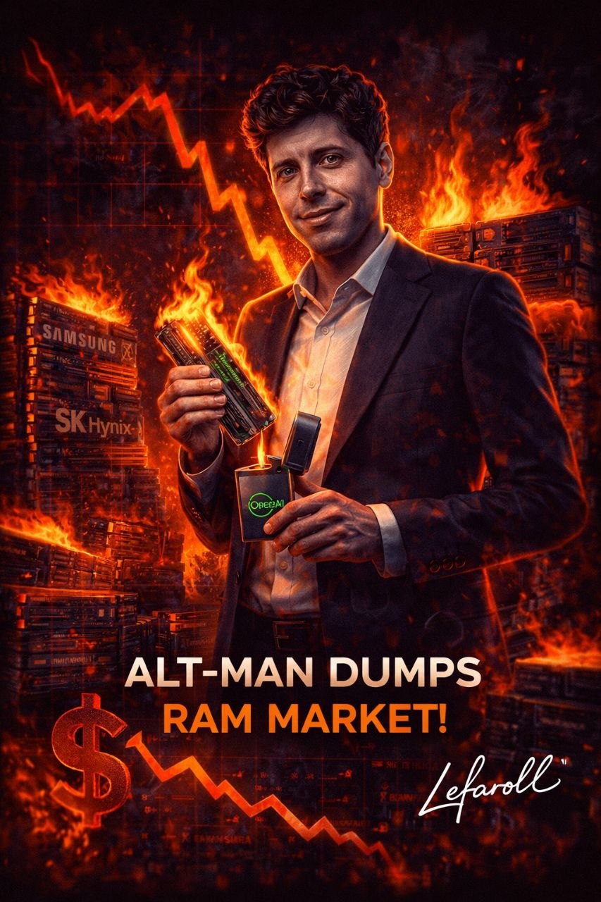 סם אלטמן ניפח את שוק הזיכרון ואז נתן לו להוציא אוויר 😮💨